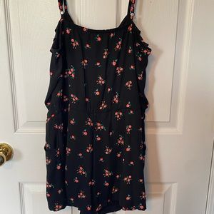 L’amour - Black floral romper